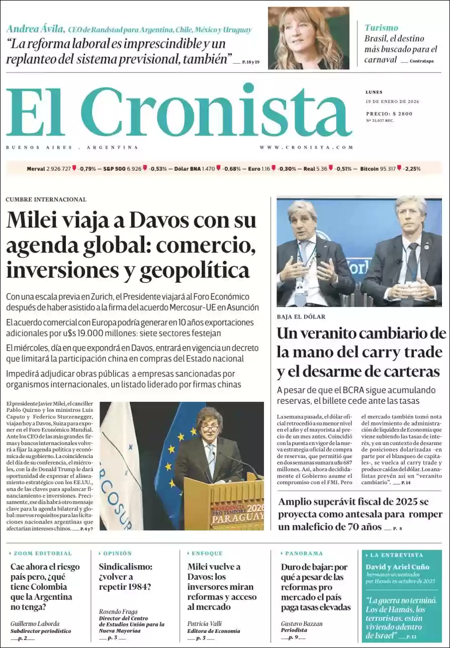 Estudios Max | IDENTIDAD PLAY - Tapa del diario Cronista