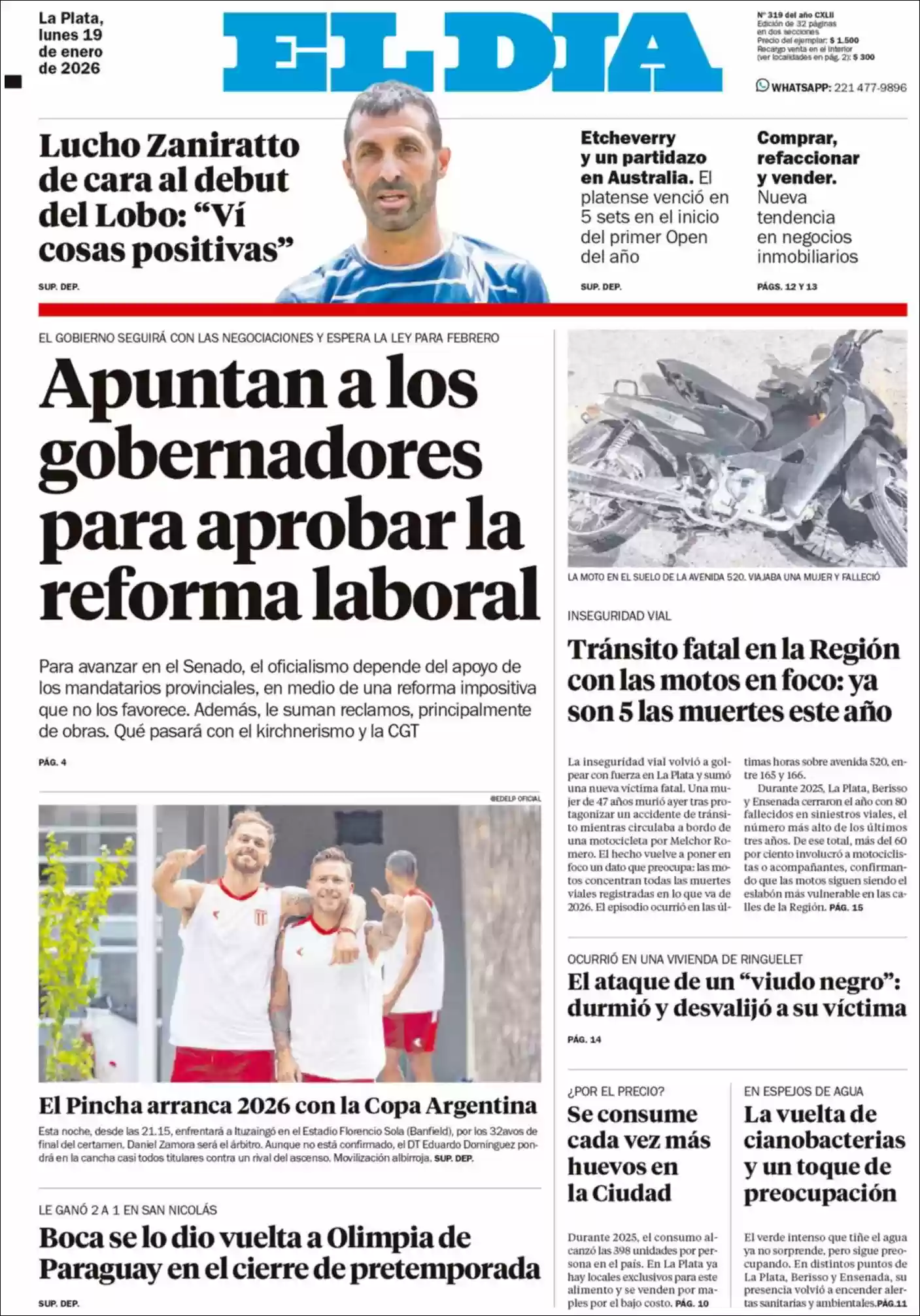 Estudios Max | IDENTIDAD PLAY - Tapa del diario El Dia