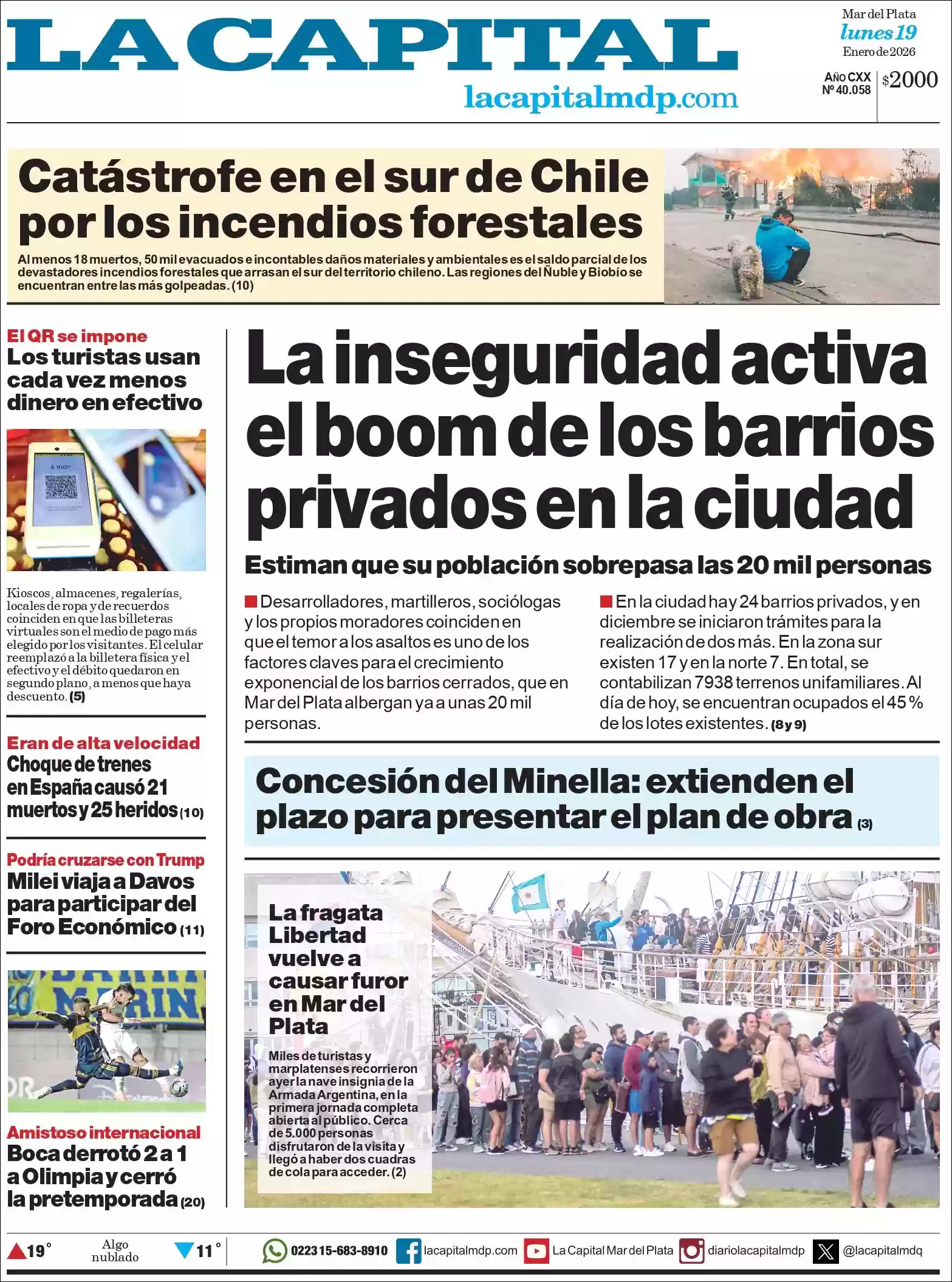 Estudios Max | IDENTIDAD PLAY - Tapa del diario La Capital