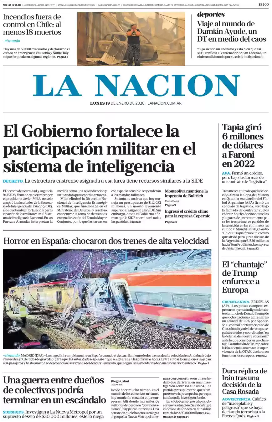 Estudios Max | IDENTIDAD PLAY - Tapa del diario Nacion
